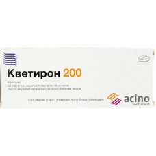 Kvetiron of 200 tab. of p/o of 200 mg No. 30