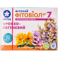 Fitoviol No. 7 Bronkho-legochny phytotea in the filter packages of 1.5 g 20 pieces