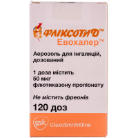 Фликсотид Эвохалер аэр. д/инг. дозир. 50мкг/доза, 120доз