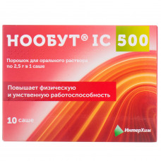 Noonut IC 500 time. for shouted. solution of 500 mg / dose of a sachet of 2.5 g No. 10