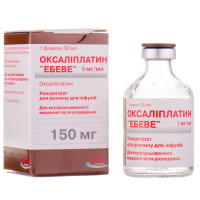 Oksaliplatin Ebeve konts. for solution for inf. 5mg/ml fl. 30 ml (150 mg) No. 1 ***