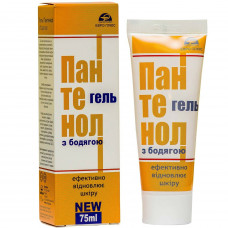 Gel for recovery of skin Panthenol with a fresh-water sponge of a tube of 75 ml