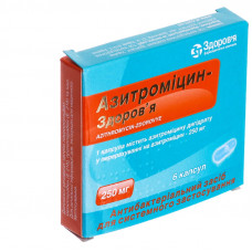 Azitromitsin-Zdorovye kaps. 250 mg No. 6