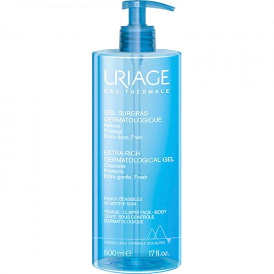 Face gel and bodies of URIAGE (Uryazh) cleaning dermatological 500 ml