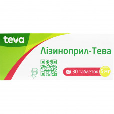 Lizinopril-Teva tab. of 5 mg No. 30