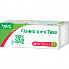 Lizinopril-Teva tab. of 5 mg No. 60