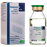 Levaksela solution for inf. 5mg/ml fl. 100 ml No. 1