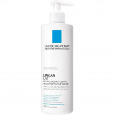 Milk for a body of La Roche-Posay (La Roche Pose) Lipikar means lipidovosstanavlivayushchy for dry and very dry skin of babies, children and adults 400 