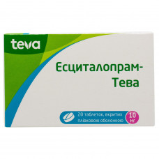 Estsitalopram-Teva of the tab. of p/o of 10 mg No. 28