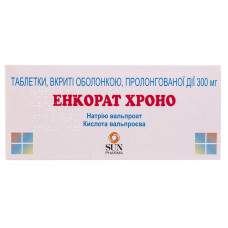 Enkorat Hrono of the tab. of p/o of 300 mg No. 30