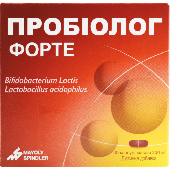 Capsules for intestinal microflora regulation the Pro-biologist forte a bottle of 30 pieces