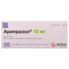 Ariprazol of the tab. of 10 mg No. 30