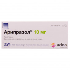 Ariprazol of the tab. of 10 mg No. 60