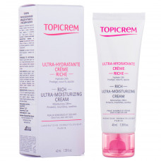 Cream for the person Topicrem extra moisturizing for sensitive and dry skin of 40 ml