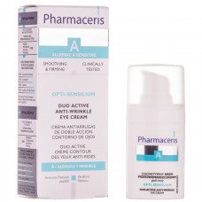 Cream under eyes of PHARMACERIS A Opti-Sensilium against wrinkles for sensitive skin of 15 ml, inclined to an allergy