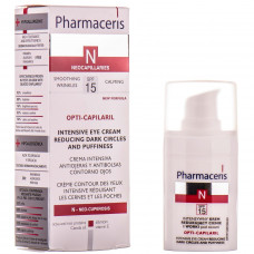 Cream under eyes of PHARMACERIS N Opti-Capilaril (Opti-kapilyaril) intensive for reduction of shadows and hypostases of 15 ml