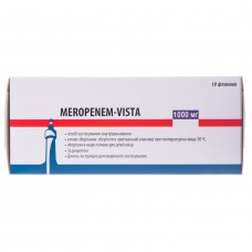 Meropenem-Vista time. baby solution for infection. 1000 mg fl. No. 10 ***