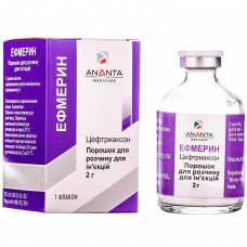 Efmerin time. for solution for infection. 2 g fl. No. 1