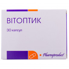 Vitoptik of the capsule for normalization of sight 3 blisters on 10 pieces