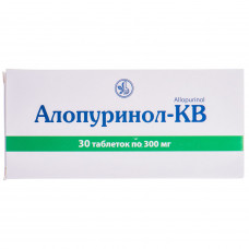 Allopurinol-KV tab. of 300 mg No. 30