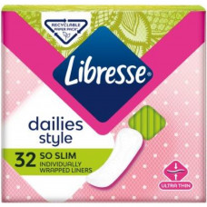 Panty liners female LIBRESSE Dailies Style So Slim (Daley Style Slim) 32 pieces