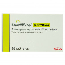 Edarbiklor of the tab. of p/o 40mg/12.5mg No. 28