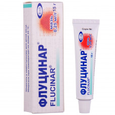 Flucinarum ointment of a tube of 15 g