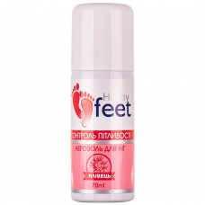 Aerosol for legs of HAPPY FEET (Heppi Foote) Control of perspiration with a juniper of 70 ml