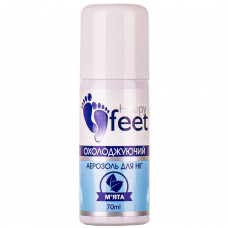 Aerosol for legs of HAPPY FEET (Heppi Foote) Cooling 70 ml with mint