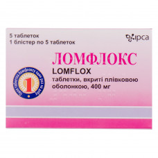 Lomfloks tab. of p/o of 400 mg No. 5