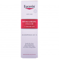 Cream for a contour of eyes of EUCERIN (Yutserin) of Hyaluron-Filler + Volume-Lift (Gialuron-filler + Volyyum-lift) anti-aging SPF15 15 ml