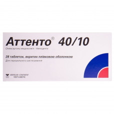 Attento of 40/10 tab. of p/o 40mg/10mg No. 28