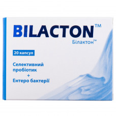 Bilakton of the capsule for intestinal microflora regulation 2 blisters on 10 pieces