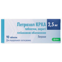 Letrozole of KRK of the tab. p / captivity. obol. 2.5 mg No. 90