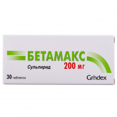 Beta max. tab. of 200 mg No. 30