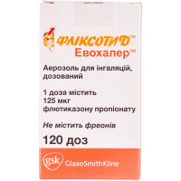 Fliksotid Evokhaler aer. for ing. doser. 125mkg/dose, 120 doses