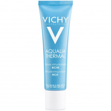 Cream for the person VICHY (Vichy) Aqualiya Termal for deep moisturizing for the dry and very dry dehydrated skin of 30 ml