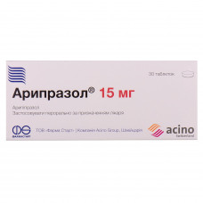 Ariprazol of the tab. of 15 mg No. 30