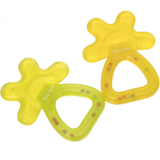 The teether rattle children's BABY TEAM (Baby Tim) the article 4036 with water since 4 months of 1 piece