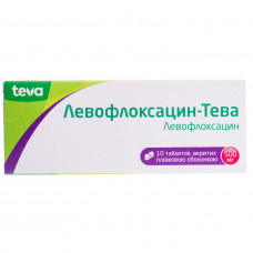 Levofloksatsin-Tev of the tab. of p/o of 500 mg No. 10