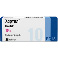 Hartil of the tab. of 10 mg No. 28