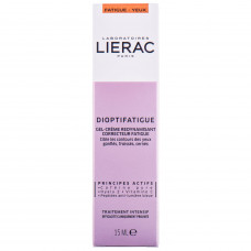 Gel-cream for a contour of eyes of LIERAC (Liyerak) of Dioptifatig toning 15 ml from fatigue traces