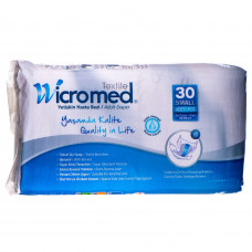 Diapers for adult WICROMED Textile (Vikromed Tekstil) the Small size on a waist of 50 - 85 cm 30 pieces