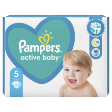 Подгузники для детей PAMPERS Active Baby (Памперс Актив Бэби) 5 от 11 до 16 кг 42 шт