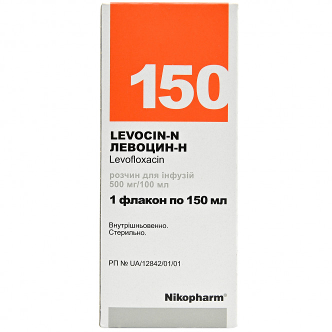 Levotsin-N solution for inf. 500mg/100ml fl. 150 ml