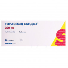 Torasemid Sandoz of the tab. of 200 mg No. 20