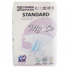 Подгузники гигиенические MYCO Standard (МайКо Стандарт) для взрослых размер M (2) 10 шт