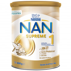 Mix milk children's NESTLE of Nan of 1 Supreme on the basis of partially hydrolyzed whey protein since the birth of 800 g