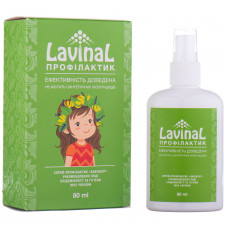 Lavinal spray-profilaktik for protection against louses on the basis of essential oils a bottle of 80 ml