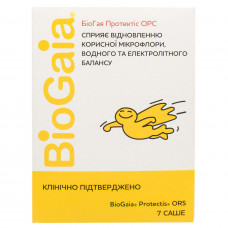 Powder children's for the ORS oral rehydration Biogaya Protektis solution in a sachet of 7 pieces